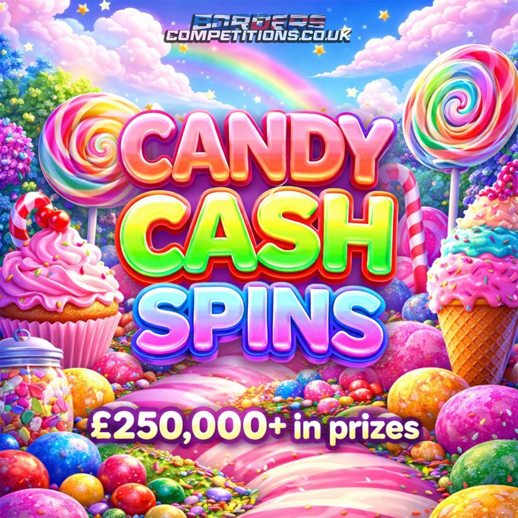 Candy Cash Spins – £250,000+ in Prizes, 6,000 Instant Wins & £5,000 End Prize