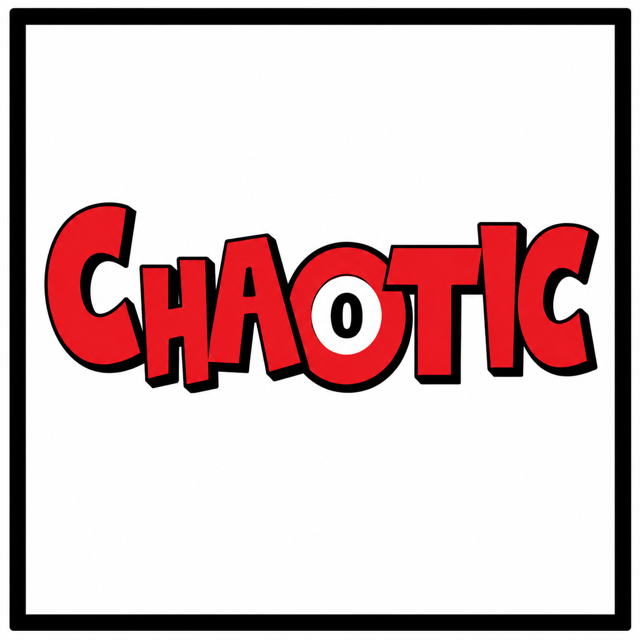 Chaotic logo
